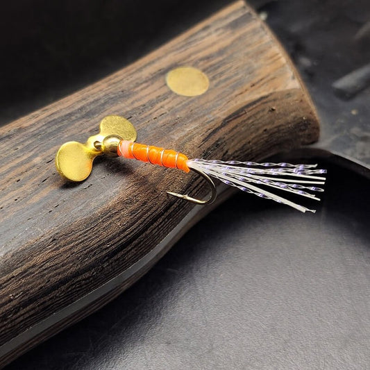 The Prop - Action Fly: Ultimate Topwater & Subsurface Spinner Fly for Bass and Trout - RIVFLY
