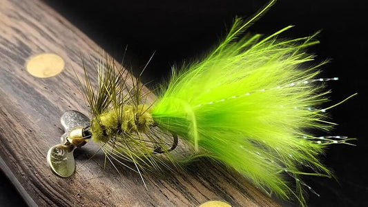 The Prop - Action Fly: Ultimate Topwater & Subsurface Spinner Fly for Bass and Trout - RIVFLY