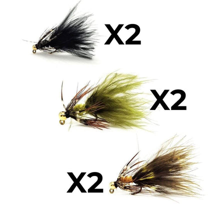 Tungsten Jig Hook Woolly Bugger - RIVFLY