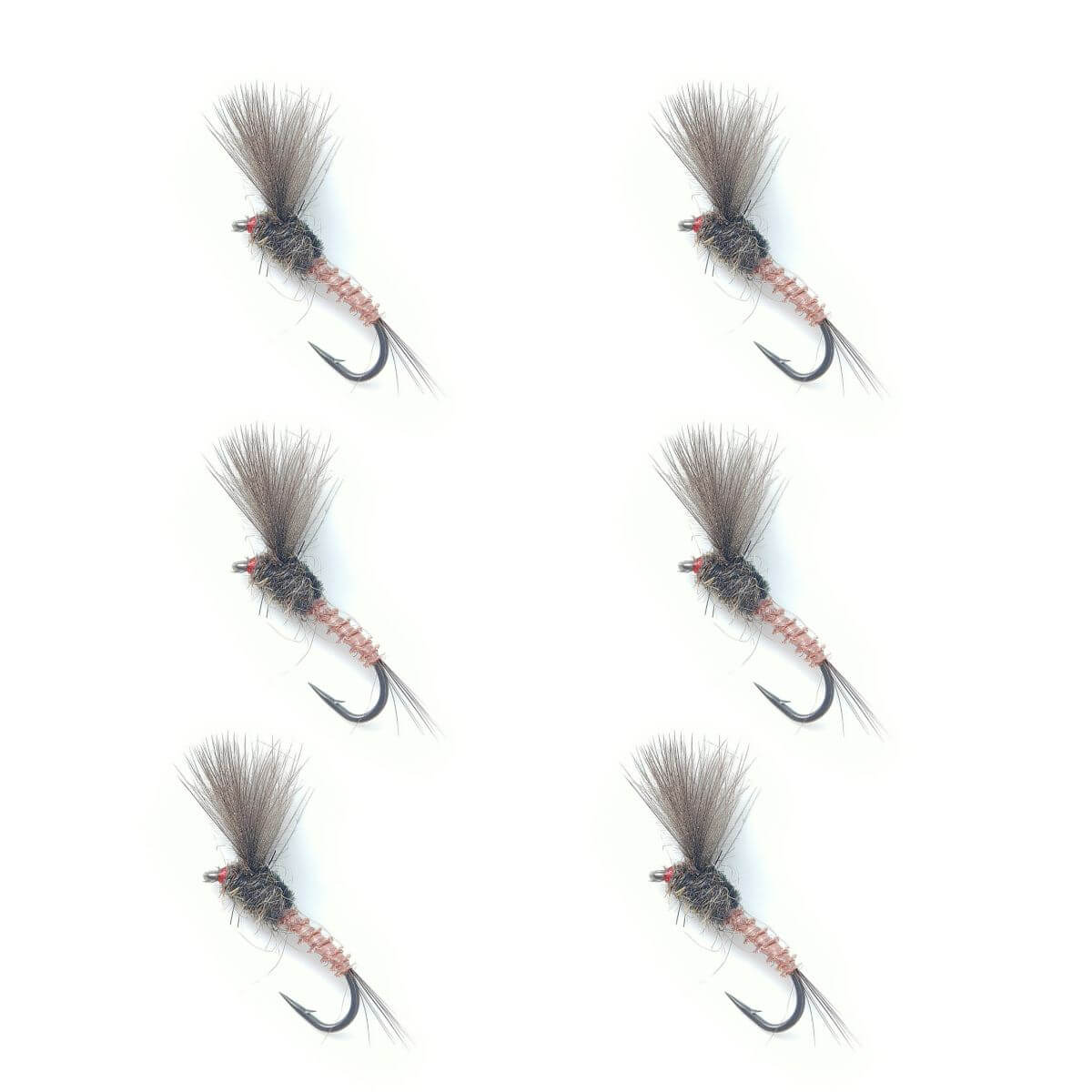 CDC Midge Emerger Dry Fly CDC Midge Emerger wine red 6
