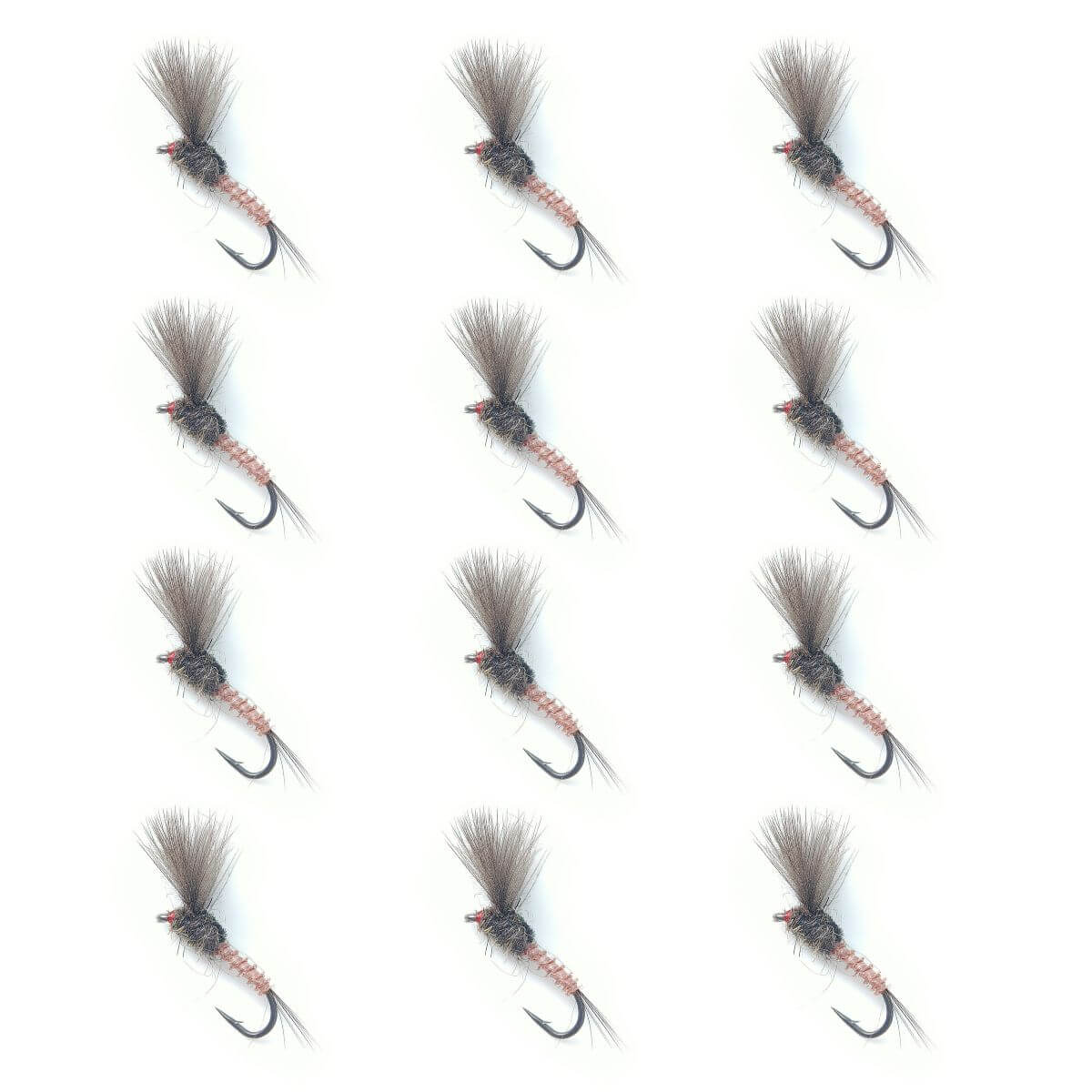 CDC Midge Emerger Dry Fly CDC Midge Emerger wine red 12