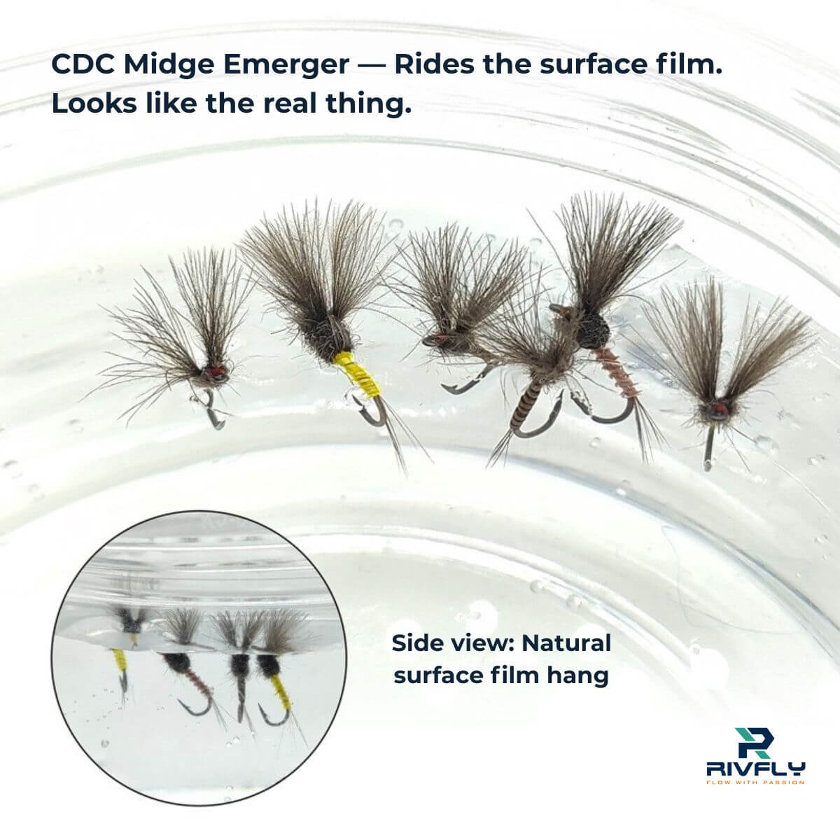 CDC Midge Emerger Dry Fly CDC Midge Emerger