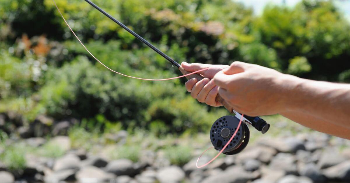 fly fishing line piling up in water (2)
