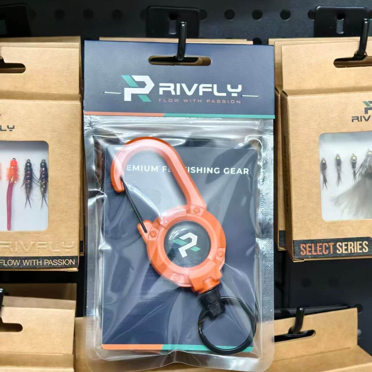 Fly Fishing Zinger Retractor – PE Cord | Carabiner Clip Fishing Zinger Retractor